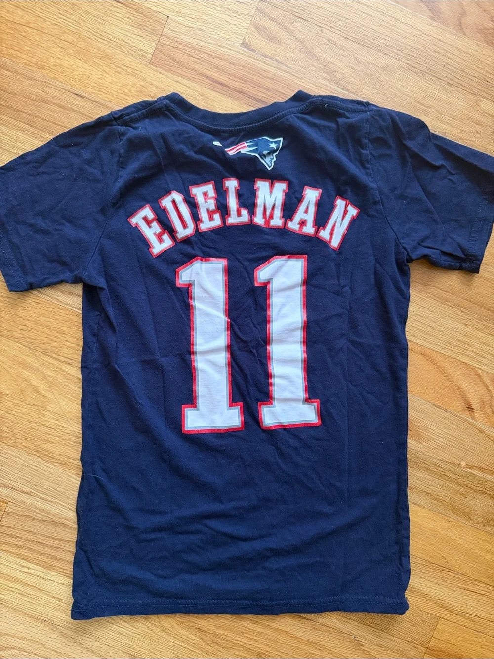 NFL Kids Navy Blue Patriots #11 Short Sleeve Tee